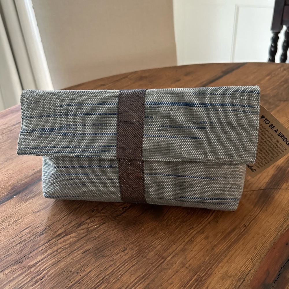 NWT Culture Craft Clutch bag, Globally inspired. Community crafted.